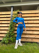 THIQ Crop Top - Sky Blue