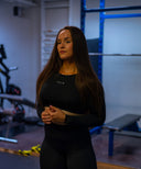 THIQ Crop Top - Midnight Black